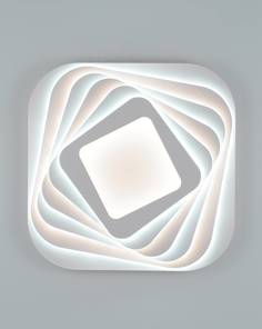 Светодиодный потолочный светильник с пультом rita 50*50 (moderli) белый 50x8x50 см.