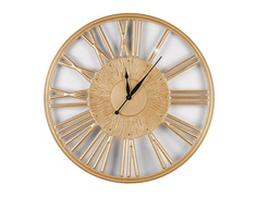Часы настенные круглые graceful mini (inshape) золотой 3 см.