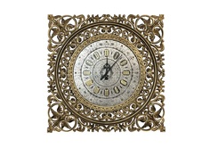 Часы настенные viktor 75 (inshape) золотой 75x75x3 см.