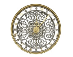 Часы настенные круглые zodiac 90 (inshape) золотой 5 см.