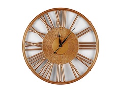 Часы настенные круглые graceful mini с подсветкой (inshape) бронзовый 3 см.