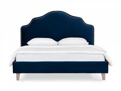 Кровать queen ii victoria l (ogogo) синий 170x130x216 см.
