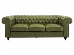 Диван chester classic (ogogo) зеленый 226x75x80 см.