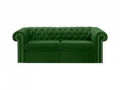 Диван chesterfield (ogogo) зеленый 208x73x105 см.