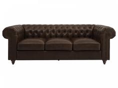 Диван chester classic (ogogo) коричневый 226x75x80 см.