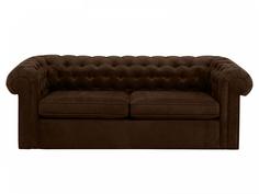 Диван chesterfield (ogogo) коричневый 208x73x105 см.