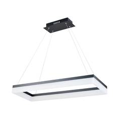 Светодиодный подвесной светильник euro (moderli) черный 83x120x33 см.