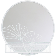Зеркало «манифик» (object desire) белый 60x60x13 см.