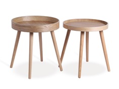Комплект из 2-х столиков (my interno) коричневый 45x45x45 см.