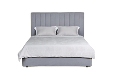 Кровать andrea (garda decor) серый 172x130x215 см.