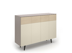 Комод level 001 (olhause) бежевый 140x102x40 см.