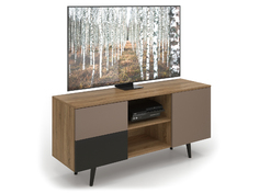 Тумба под тв level 005 (olhause) коричневый 140x65x40 см.