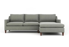 Угловой диван lima (dubrava) серый 230x90x132 см.