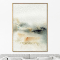 Репродукция картины на холсте over the horizon (vertical), 2021г. (картины в квартиру) мультиколор 75x105 см.