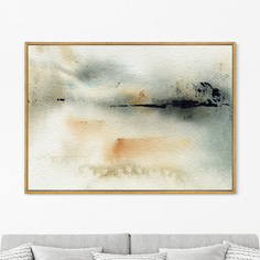 Репродукция картины на холсте over the horizon, 2021г. (картины в квартиру) мультиколор 105x75 см.