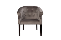 Кресло buono (garda decor) серый 71x77x62 см.