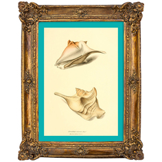 Картина «море волнуется - 92» в раме «анастаси» (object desire) коричневый 17x22x2 см.