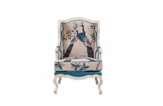 Кресло «императорский павлин» (капри бриз) (object desire) синий 67x107x68 см.
