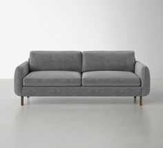 Диван прямой borg (dubrava) серый 217x90x80 см.