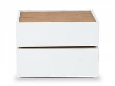 Тумба прикроватная licata (ogogo) белый 47x34x42 см.