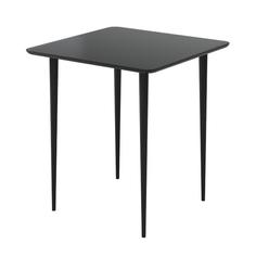 Стол спутник квадро (woodi) черный 70x74x70 см.