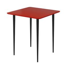 Стол спутник квадро (woodi) красный 70x74x70 см.
