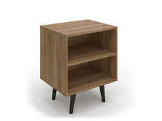 Прикроватная тумба level 009 (olhause) коричневый 50x60x40 см.