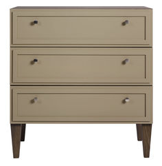 Комод 3 ящика norton (r-home) бежевый 80x84x48 см.