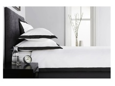 Комплект постельного белья black diamond евро (elhomme) белый 43x10x32 см.