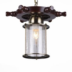 Светильник подвесной volantino (st luce) коричневый 27 см.