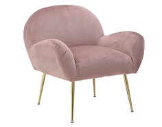 Кресло magister (to4rooms) розовый 68x72x70 см.