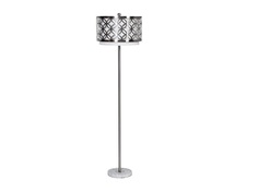 Торшер с ажурным плафоном (garda decor) белый 157 см.