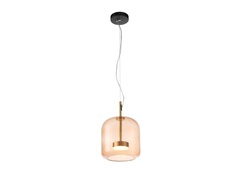 Светильник подвесной palochino (st luce) оранжевый 40.0 см.