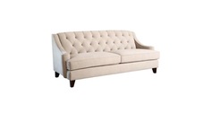 Диван прямой hall chester (myfurnish) белый 200x85x91 см.