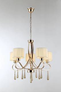 Люстра подвесная chilly (moderli) золотой 118 см.