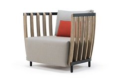 Кресло swing (ethimo) черный 97x77x85 см.