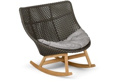 Кресло-качалка mbrace (dedon) коричневый 107x97x89 см.