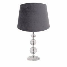 Лампа настольная osca (to4rooms) серый 62 см.