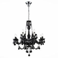 Люстра подвесная odilia (st luce) черный 65 см.