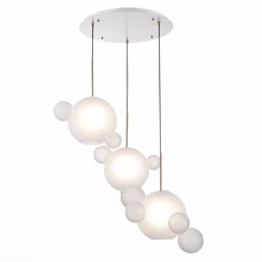 Светильник подвесной bopone (st luce) белый 100 см.