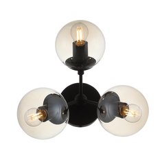 Бра stampo (st luce) черный 33x31x29 см.
