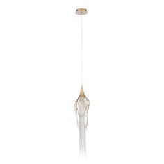 Подвесной светильник salica (st luce) золотой 60 см.