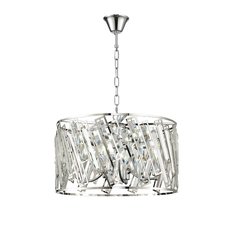 Светильник подвесной letina (st luce) серебристый 50 см.