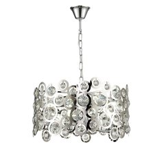 Светильник подвесной letina (st luce) серебристый 126.0 см.