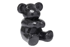 Статуэтка teddy bear (kare) черный 45x58x42 см.