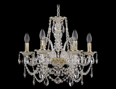 Люстра bogemia gw (bohemia ivele crystal) золотой 44 см.