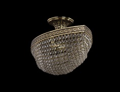 Люстра bogemia gold mini (bohemia ivele crystal) золотой 55x25x18 см.