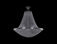 Люстра bogemia silver xvi (bohemia ivele crystal) серебристый 90x41x80 см.