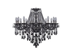 Люстра bogemia black xvi (bohemia ivele crystal) черный 74 см.