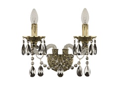 Бра crystal gold (bohemia ivele crystal) золотой 32x24x18 см.